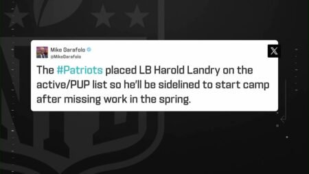 Garafolo: Patriots placed LB Harold Landry on PUP list today | 'The Insiders'