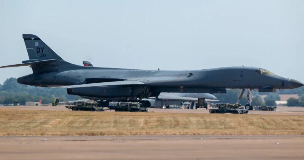 Men arrested on suspicion of explosives offences near U.S. air base in Britain as vehicles searched