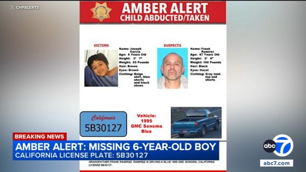 Amber Alert canceled after 6-year-old boy taken by grandfather in Orange County